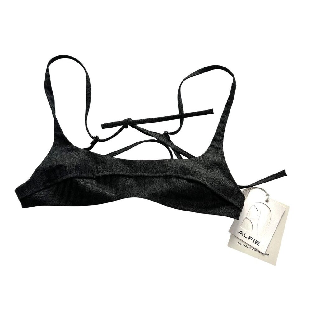 ALFIE The Knot Bra in Grey